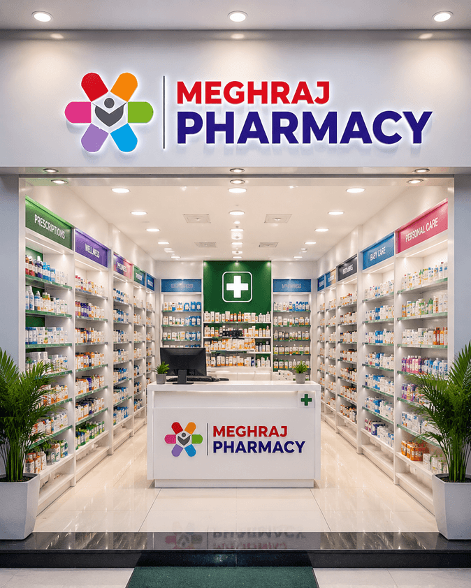 MEGHRAJ Pharmacy storefront